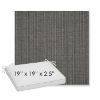 Picture of Proven Charcoal | Sunbrella® 19" x 19" x 3" Outdoor Dining Cushion