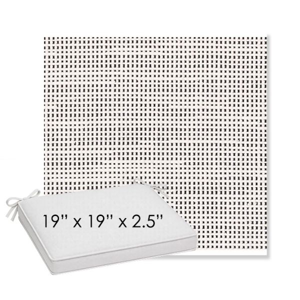Picture of Rest Ink | Sunbrella® 19" x 19" x 3" Outdoor Dining Cushion