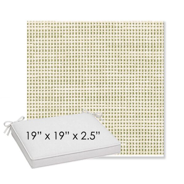 Picture of Rest Meadow | Sunbrella® 19" x 19" x 3" Outdoor Dining Cushion