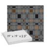Picture of Rubix Vintage Denim | Sunbrella® 19" x 19" x 3" Outdoor Dining Cushion