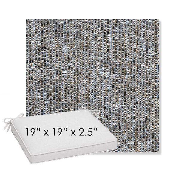 Picture of Tundra Atlantis | Sunbrella® 19" x 19" x 3" Outdoor Dining Cushion