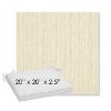Picture of Abundant Snow | Sunbrella® 20" x 20" x 3" Outdoor Dining Cushion