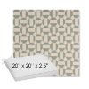 Picture of Assemble Mist | Sunbrella® 20" x 20" x 3" Outdoor Dining Cushion