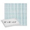 Picture of Benson Lagoon | Sunbrella® 20" x 20" x 3" Outdoor Dining Cushion
