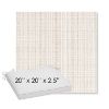 Picture of Benson Sand | Sunbrella® 20" x 20" x 3" Outdoor Dining Cushion