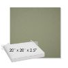Picture of Canvas Almond | Sunbrella® 20" x 20" x 3" Outdoor Dining Cushion