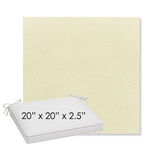 Picture of Canvas Canvas | Sunbrella® 20" x 20" x 3" Outdoor Dining Cushion