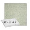 Picture of Chartres Mist | Sunbrella® 20" x 20" x 3" Outdoor Dining Cushion