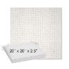 Picture of Dumont Snow | Sunbrella® 20" x 20" x 3" Outdoor Dining Cushion