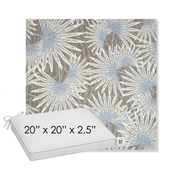 Picture of Etta Vapor | Sunbrella® 20" x 20" x 3" Outdoor Dining Cushion