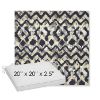 Picture of Inga Midnight | Sunbrella® 20" x 20" x 3" Outdoor Dining Cushion