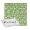 Picture of Jaipur Frame Chive | Sunbrella® 20" x 20" x 3" Outdoor Dining Cushion