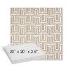 Picture of Key Figure Mineral | Sunbrella® 20" x 20" x 3" Outdoor Dining Cushion