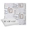 Picture of Labyrinth Cloud | Sunbrella® 20" x 20" x 3" Outdoor Dining Cushion