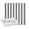 Picture of Lido Indigo | Sunbrella® 20" x 20" x 3" Outdoor Dining Cushion
