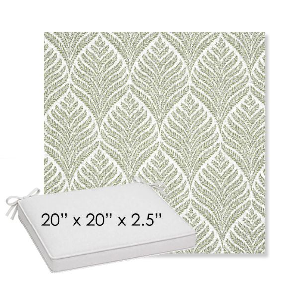 Picture of Linnaeus Spring | Sunbrella® 20" x 20" x 3" Outdoor Dining Cushion