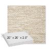 Picture of Litchfield Sand | Sunbrella® 20" x 20" x 3" Outdoor Dining Cushion