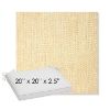 Picture of Margo Parchment | Sunbrella® 20" x 20" x 3" Outdoor Dining Cushion