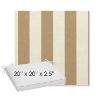 Picture of Maxim Heather Beige | Sunbrella® 20" x 20" x 3" Outdoor Dining Cushion