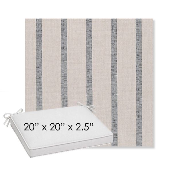 Picture of Mixi Sky | Sunbrella® 20" x 20" x 3" Outdoor Dining Cushion