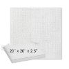 Picture of Momento Snow | Sunbrella® 20" x 20" x 3" Outdoor Dining Cushion
