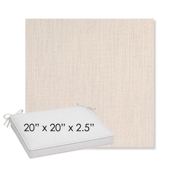 Picture of Nova Glimmer | Sunbrella® 20" x 20" x 3" Outdoor Dining Cushion