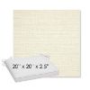 Picture of Piazza Parchment | Sunbrella® 20" x 20" x 3" Outdoor Dining Cushion