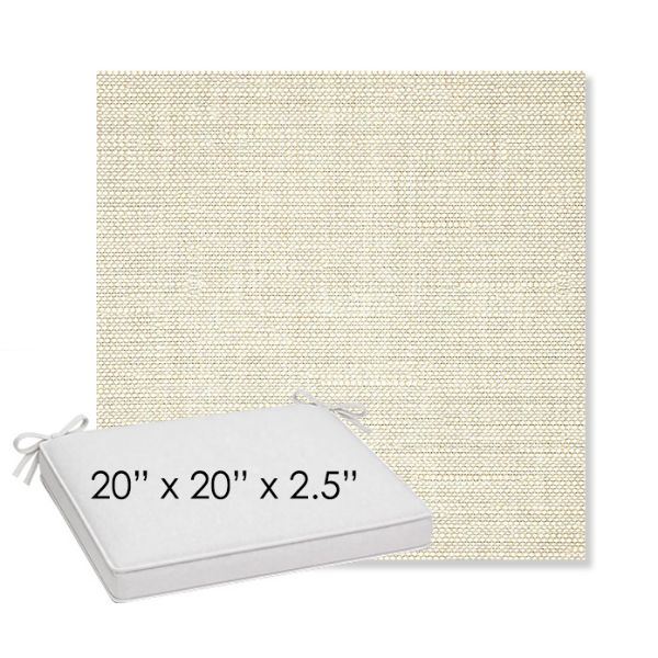 Picture of Piazza Vapor | Sunbrella® 20" x 20" x 3" Outdoor Dining Cushion