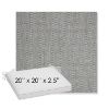 Picture of Pique Ash | Sunbrella® 20" x 20" x 3" Outdoor Dining Cushion