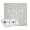 Picture of Pique Cloud | Sunbrella® 20" x 20" x 3" Outdoor Dining Cushion