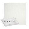 Picture of Pique Salt | Sunbrella® 20" x 20" x 3" Outdoor Dining Cushion