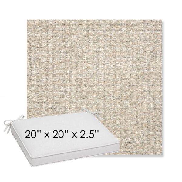 Picture of Platform Cloud | Sunbrella® 20" x 20" x 3" Outdoor Dining Cushion