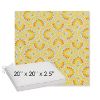 Picture of Plume Tropics | Sunbrella® 20" x 20" x 3" Outdoor Dining Cushion