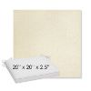 Picture of Posh Salt | Sunbrella® 20" x 20" x 3" Outdoor Dining Cushion