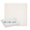 Picture of Posh Snow | Sunbrella® 20" x 20" x 3" Outdoor Dining Cushion