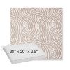 Picture of Rapids Camel | Sunbrella® 20" x 20" x 3" Outdoor Dining Cushion