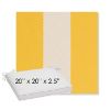 Picture of Rothko Lemonade | Sunbrella® 20" x 20" x 3" Outdoor Dining Cushion