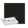 Picture of Source Coal | Sunbrella® 20" x 20" x 3" Outdoor Dining Cushion