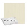 Picture of Spectrum Eggshell | Sunbrella® 20" x 20" x 3" Outdoor Dining Cushion