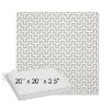 Picture of Underline Dove | Sunbrella® 20" x 20" x 3" Outdoor Dining Cushion