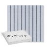Picture of Unwind Sky | Sunbrella® 20" x 20" x 3" Outdoor Dining Cushion