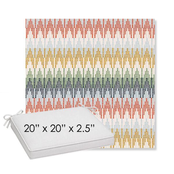 Picture of Valley Sedona | Sunbrella® 20" x 20" x 3" Outdoor Dining Cushion