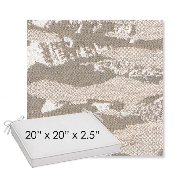 Picture of Yama Fuji | Sunbrella® 20" x 20" x 3" Outdoor Dining Cushion