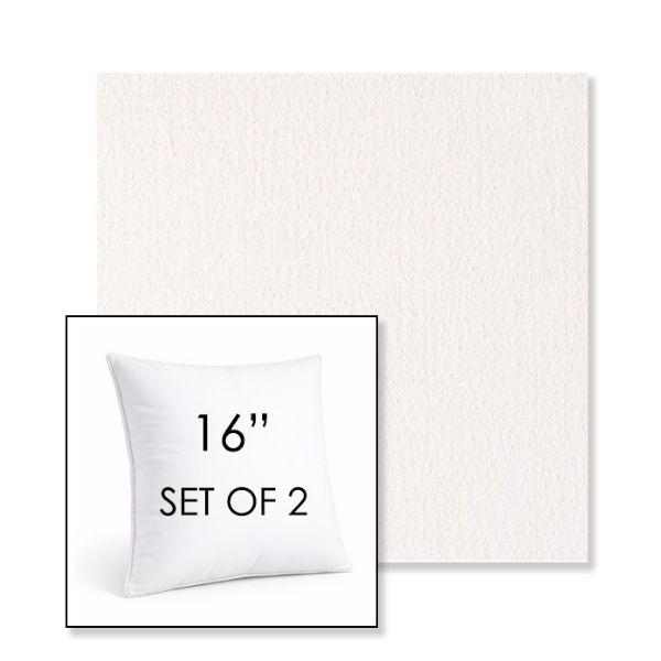 Picture of Abstraction Snow | Set of 2 | Sunbrella 16" Square Outdoor Throw Pillows with Premium Inserts
