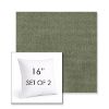 Picture of Ambrose Fern | Set of 2 | Sunbrella 16" Square Outdoor Throw Pillows with Premium Inserts