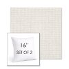 Picture of Bliss Linen | Set of 2 | Sunbrella 16" Square Outdoor Throw Pillows with Premium Inserts