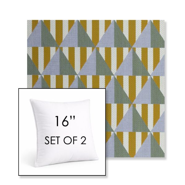Picture of Buoy Key West | Set of 2 | Sunbrella 16" Square Outdoor Throw Pillows with Premium Inserts