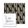 Picture of Buoy Pebble Beach | Set of 2 | Sunbrella 16" Square Outdoor Throw Pillows with Premium Inserts