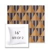 Picture of Buoy Sunset | Set of 2 | Sunbrella 16" Square Outdoor Throw Pillows with Premium Inserts