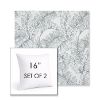 Picture of Calm Laurel | Set of 2 | Sunbrella 16" Square Outdoor Throw Pillows with Premium Inserts